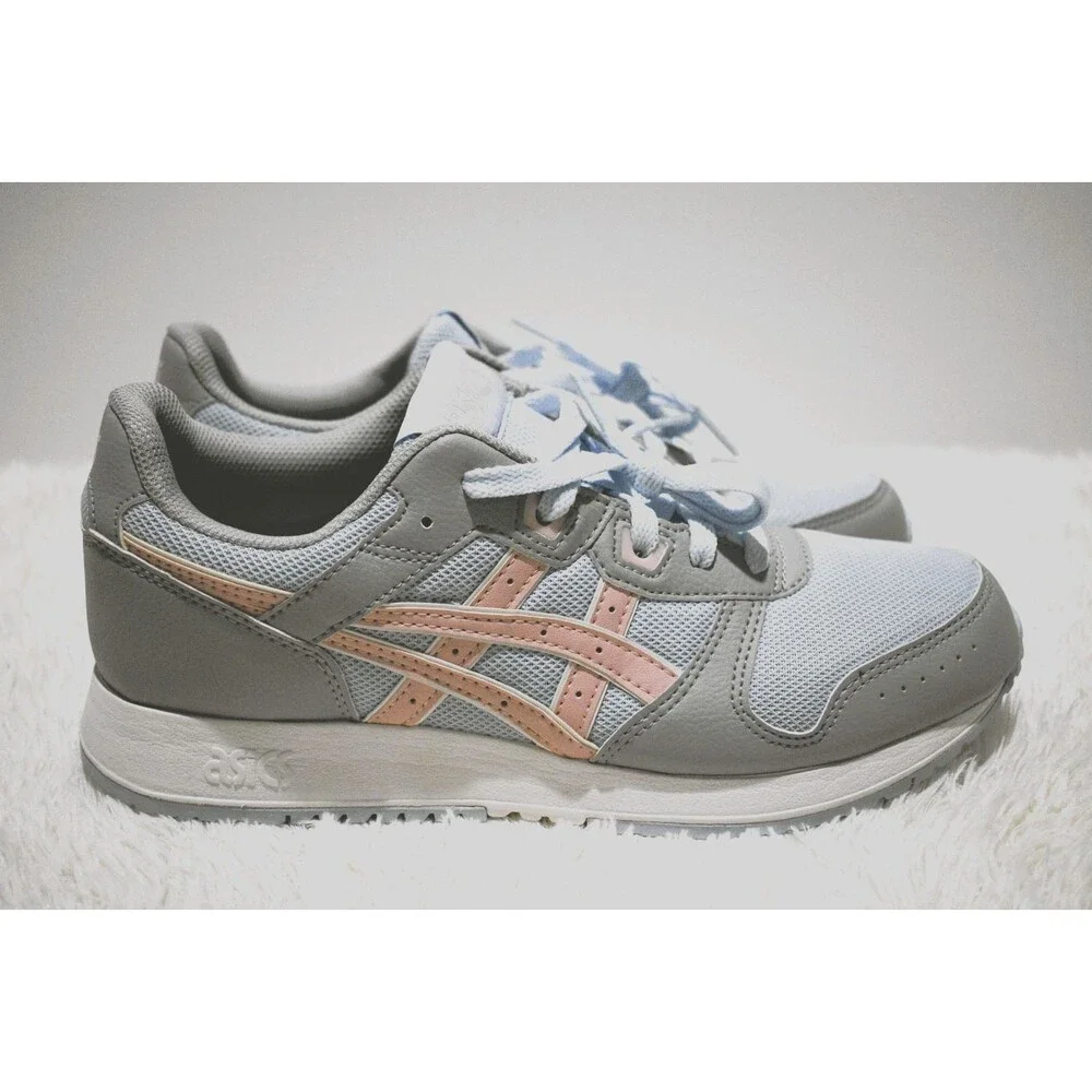 ASICS Baby Blue Gray Pink Mesh Running Training Shoe - Men's 7 or Women's 9